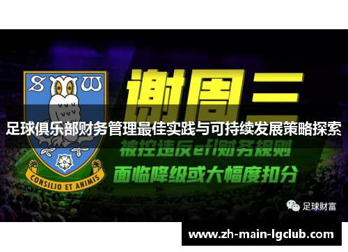足球俱乐部财务管理最佳实践与可持续发展策略探索